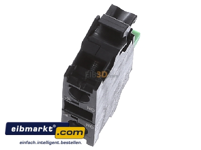 Ansicht oben hinten Siemens Indus.Sector 3SU14001AA101BA0 Kontaktmodul mit 1 Schaltglied,1S 3SU1400-1AA10-1BA0