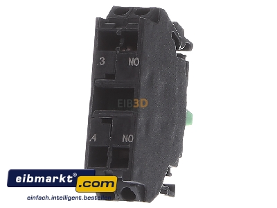 Frontansicht Siemens Indus.Sector 3SU14001AA103BA0 Kontaktmodul mit 1 Schaltglied,1S 3SU1400-1AA10-3BA0