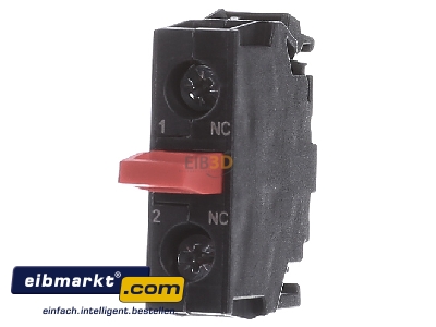Frontansicht Siemens Indus.Sector 3SU1400-2AA10-1CA0 Kontaktmodul mit 1 Schaltglied,1 