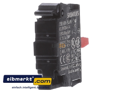 Ansicht hinten Siemens Indus.Sector 3SU1400-2AA10-1CA0 Kontaktmodul mit 1 Schaltglied,1 