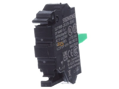 Ansicht hinten Siemens 3SU1400-2AA10-3BA0 Kontaktmodul mit 1 Schaltglied,1S 