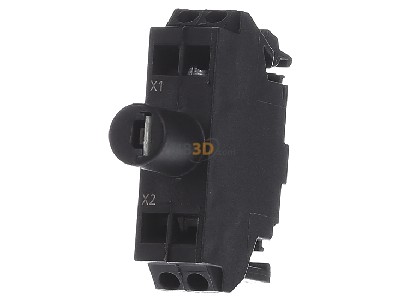 Frontansicht Siemens 3SU1401-2BB40-3AA0 LED-Modul LED,24VAC/DC,grn 