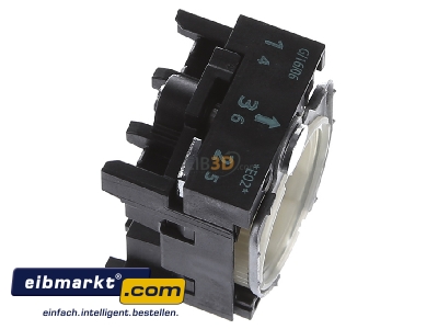 Ansicht oben links Siemens Indus.Sector 3SU15000AA100AA0 Halter fr 3 Module 3SU1500-0AA10-0AA0