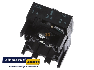 Ansicht oben hinten Siemens Indus.Sector 3SU15000AA100AA0 Halter fr 3 Module 3SU1500-0AA10-0AA0