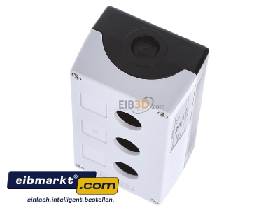 Ansicht oben vorne Siemens Indus.Sector 3SU1803-0AA00-0AB1 Gehuse fr Befehlsgerte 22mm, rund 