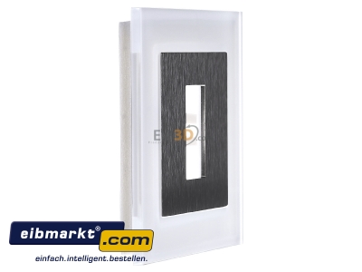 Ansicht links Ekey (AT) 101 702 Abdeckung FS UP IP44 glas wei 