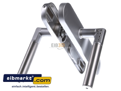 Ansicht links Assa Abloy effeff 492L08---11---6 Code Handle Langschild matt Ausf.A o.Loch 