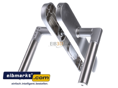 Ansicht rechts Assa Abloy effeff 492L08---11---7 Code Handle Langschild matt Ausf.B o.Loch 