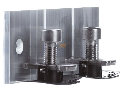 View on the left K2 Systems 2004374 Accessory for photovoltaics mounting - Mounting bracket set InsertionRail 2.0, 
