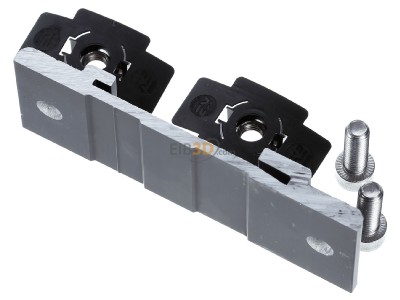 Top rear view K2 Systems 2004375 Accessory for photovoltaics mounting - Mounting bracket set InsertRail 2.0 black, 
