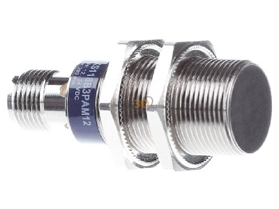 View on the left Telemechanique Sensors XS118B3PAM12 Inductive proximity switch 8mm 

