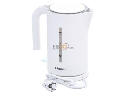 Top rear view Cloer 4111 ws Water cooker 1,7l 2200W cordless 
