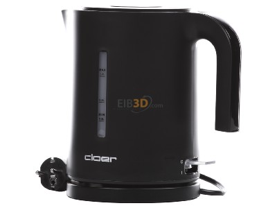 Front view Cloer 4120 sw Water cooker 1,2l 2200W cordless 
