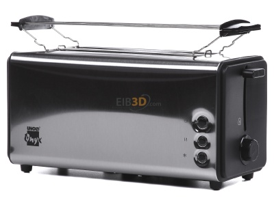 Frontansicht Unold 38915 eds/sw Toaster OnyxDouplex,4Scheib 