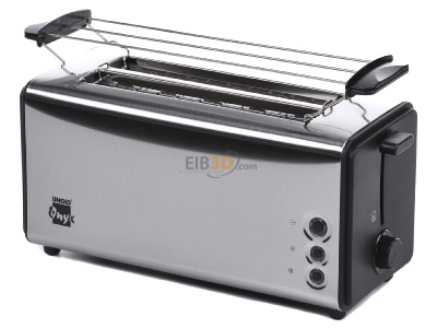 View up front Unold 38915 eds/sw 4-slice toaster 1400W stainless steel 

