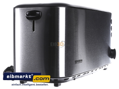 View on the left Severin AT 2509 eds 4-slice toaster 1400W stainless steel
