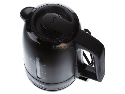 View up front Krups BW 2448 sw Water cooker 1,6l 2200W cordless 
