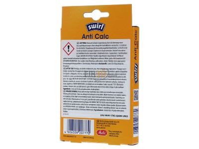 Ansicht hinten Melitta Hausger�te AntiCalc3in1Table (VE4) Entkalker Tabs 4X18,5g AntiCalc3in1TableVE4