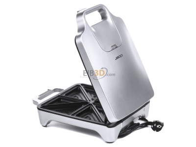 View top right Cloer 6269 Sandwich toaster 1800W silver 
