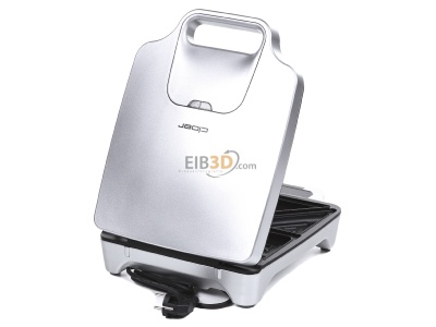 Top rear view Cloer 6269 Sandwich toaster 1800W silver 
