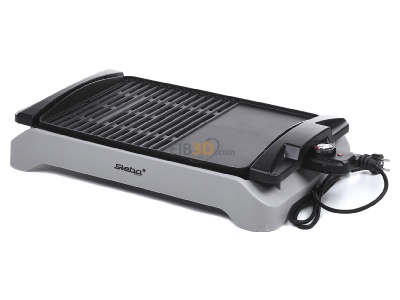 View up front Steba VG 101 sw/si Table grill 2000W 
