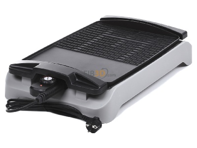 Ansicht oben rechts Steba VG 101 sw/si Barbecue-Tischgrill schwarz/silber 