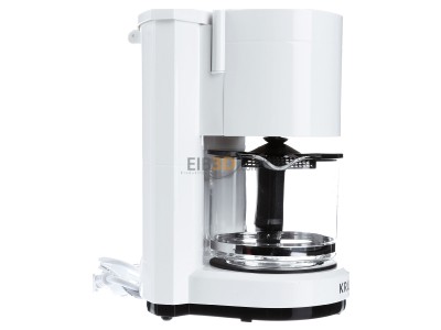 View on the left Krups F 183 01 ws Coffee maker with glass jug 
