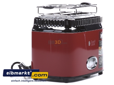 Ansicht links Varta Cons.Russell 21680-56 Kompakt-Toaster Retro Ribbon Red 