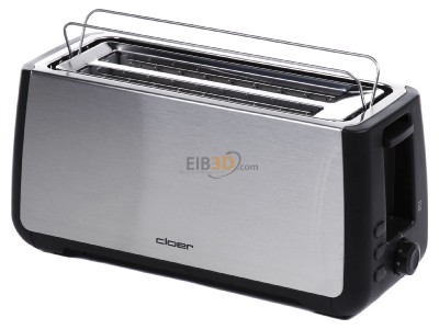 View up front Cloer 3579 eds/sw 4-slice toaster 1800W stainless steel 
