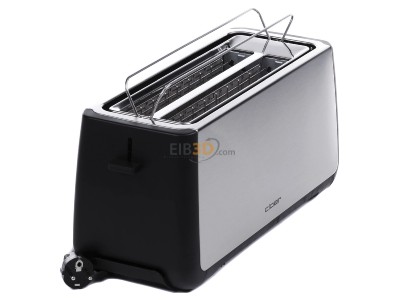 View top left Cloer 3579 eds/sw 4-slice toaster 1800W stainless steel 
