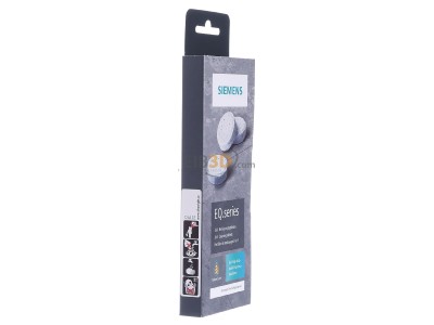 Ansicht links Siemens TZ80001A (VE10) Reinigungstabletten 