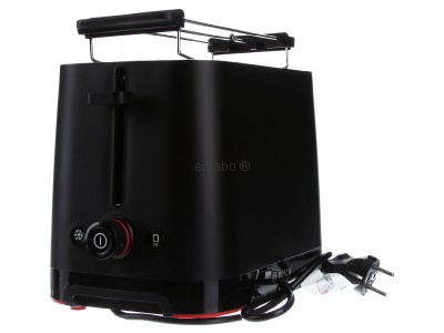 View on the right Bosch SDA TAT3M123 sw 2-slice toaster 950W black

