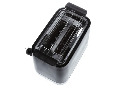 View top left Bosch SDA TAT3M123 sw 2-slice toaster 950W black
