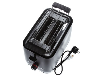 View top right Bosch SDA TAT3M123 sw 2-slice toaster 950W black
