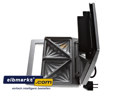 Ansicht oben rechts Sandwichmaker 900W 6219 si Cloer 6219 si