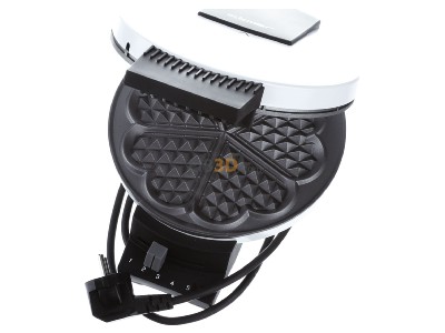 Ansicht oben vorne Cloer 171 ws Waffelautomat Backfl. 20 cm 