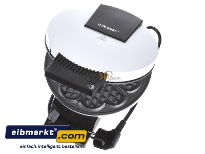 View up front Cloer 181 ws Waffle maker 930W - 
