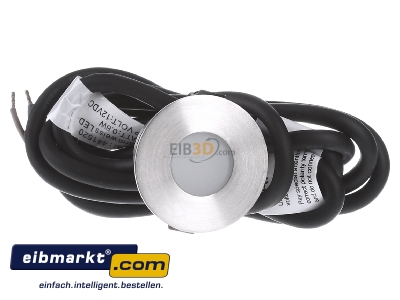 Frontansicht EVN Lichttechnik 441 520 Bodeneinbaustrahler eds 12V 0,6W LED wws 