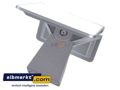 Ansicht oben hinten Steinel Xsolar L-S si LED-Strahler 0,5W IP44 Solarpanel 