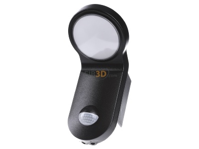 Frontansicht ESYLUX AOL 100 LED 3K sw LED-Strahler 14W 3000K 