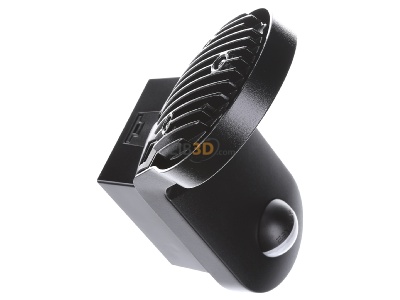 Ansicht oben links ESYLUX AOL 100 LED 3K sw LED-Strahler 14W 3000K 