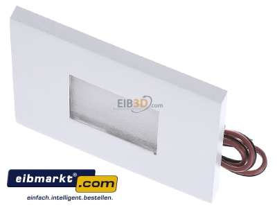 Ansicht oben vorne EVN Lichttechnik LQ4602W LED Wandeinbauleuchte 12V 0,6W 3000K LQ 4602 W