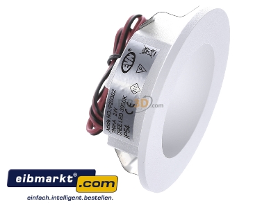 Ansicht oben links EVN Lichttechnik P20302 ws P-LED Wandeinbauleuchte IP54 700mA 2W 3000K 