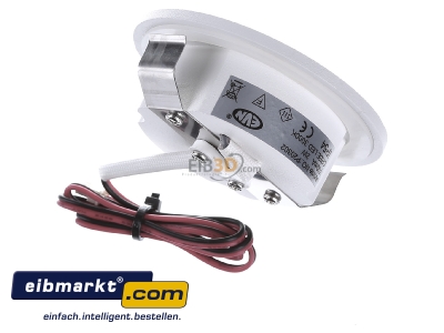 Ansicht oben hinten EVN Lichttechnik P20302 ws P-LED Wandeinbauleuchte IP54 700mA 2W 3000K 