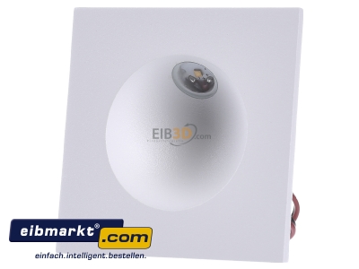 Frontansicht EVN Lichttechnik P20402 ws P-LED Wandeinbauleuchte IP54 700mA 2W 3000K 