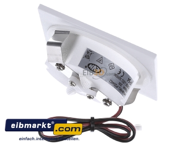 Ansicht oben hinten EVN Lichttechnik P20402 ws P-LED Wandeinbauleuchte IP54 700mA 2W 3000K 