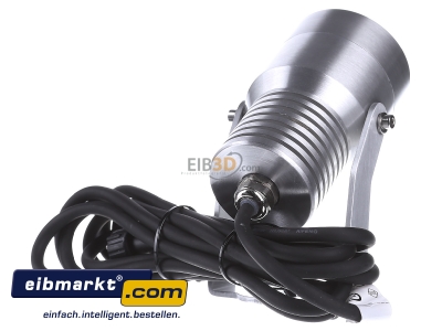 Ansicht hinten EVN Elektro PC 670502 alu-mt P-LED COB Spot m.Erdspie 24VDC 5W 3000K IP67 