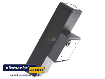 Ansicht rechts Trio-Leuchten 228460242 LED Aussen-Wandleuchte LED alu/anthr 