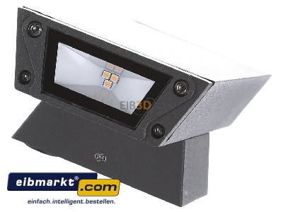 Ansicht oben hinten Trio-Leuchten 228460242 LED Aussen-Wandleuchte LED alu/anthr 
