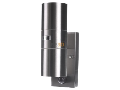 Frontansicht Konstsmide 7542-000 Halogen Wandleuchte grau/eds m.BWM GU10 